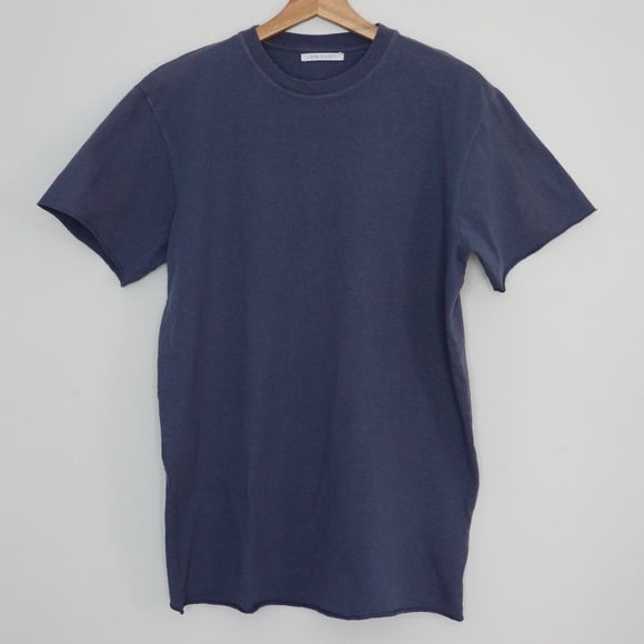 John Elliott Navy Short Sleeve Tee - Picture 1 of 7